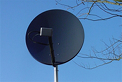 Photographie antenne et parabole
